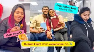 Thai Air Asia Budget Flight Experience එක | Flight Food | Stories of Lash