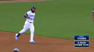SD@MIL: Thames powers his 20th home run of the season