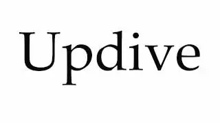 How to Pronounce Updive