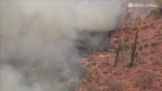 East Desert fire burning northwest of Cave Creek 20% contained, homes evacuated