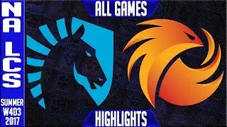 P1 vs TL Highlights ALL GAMES | NA LCS week 4 Summer 2017 | Phoenix1 vs Team Liquid