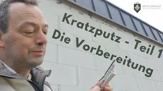 Kratzputz richtig verarbeiten - Die Vorbereitung mit Abschlussprofilen - Teil 1/3
