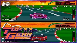 Top Gear (SNES Gameplay, 'Razor' trk.10) ㅡ Hiroshima, Japan