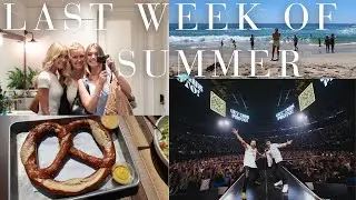 last week of summer (before FRESHMAN college move in!) || worship concert, hair refresh & more