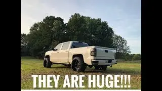 24x14s & 35s on my LEVELED 2018 Silverado!!!