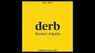 Derb - Derb (SCHAAR Schranz Edit) [Hard Techno 2025]