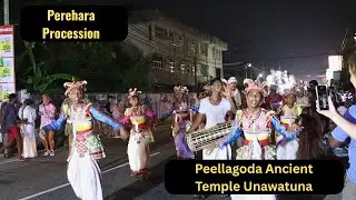 2025 Perehara Procession of the Peellagoda Ancient Temple, Unawatuna, Sri Lanka