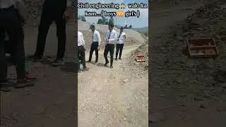 Civil engineering👨&zwj;🔧/ boys 🆚 girl's |🤔 #civilengineering #civilservices #youtube #ytshorts #viral