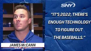 James McCann talks three-hit night, Mets rotation, echoes sentiments   about bad baseballs