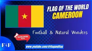 Cameroon 🇨🇲 &mdash; green, red & yellow with star of unity, hand-drawn pride of Africa! ✍️ | Flag & Flag