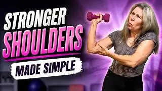 GET FIT At 60 with this Simple Shoulder Workout for Women!
