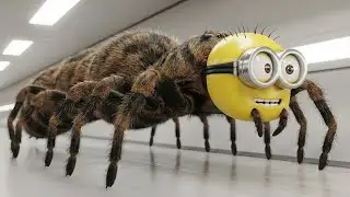 The Minions Turn into the Spider monster | Minions: The Rise of the Grinch | Funny Minions Animation