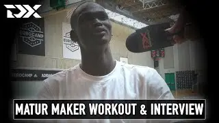 Matur Maker Workout at the Adidas EuroCamp in Treviso