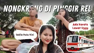 NYORE KE PINGGIREN REL KERETA‼️