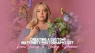 From Bump to Baby Shower: Creating a Custom Maternity Photography Set