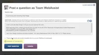 How to get technical support at WebAssist