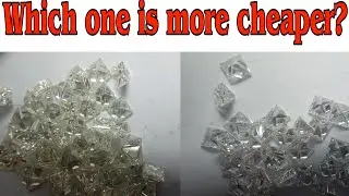 Comparing 0.10 ct LC Shade Princess Cut Diamond With D Colour Diamond | Price difference and cheaper