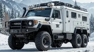 Toyota Land Cruiser Troopy 6x6 Camper 2026 | Полный обзор, характеристики и автономное питание