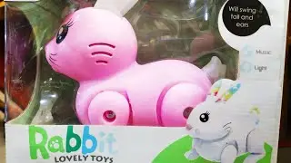 Lovely Rabbit toy || battery operated toy || Lights music movement