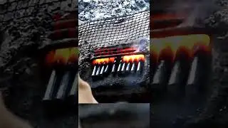 Induction Bar heating Furnace #inductionheating #forming #forging #machine #diathermy #heating #hot