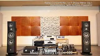 인티앰프 Musical Fidelity M8 Encore 500 & 톨보이스피커 Focal Sopra No.3 - Piano Concerto No 1 in F Sharp Minor