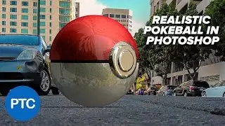 How To Create a REALISTIC Pok&eacute;ball In Photoshop - 3D Photoshop Tutorial