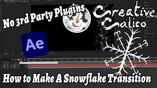 How To Make A Snowflake Transition for FREE (No 3rd Party Plugins Required)
