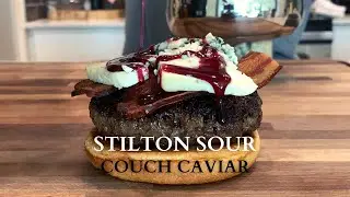 Ultimate Bleu Cheese Burger 🍔🔥 | Beef, Bacon & Red Wine Reduction Masterpiece