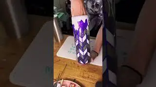 Puff Paint Flow Drip💜🖤