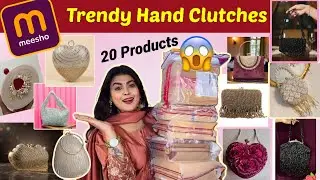 Meesho Finds 💕🛍️ Trendy & Classy Hand CLUTCHES For Festive, Weddings and parties 🎉 Must Buy 