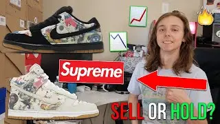 SELL OR HOLD SUPREME RAMMELLZEE SB DUNK LOW/HIGH?! | Low Stock?