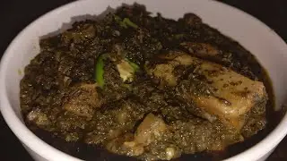 Soft and tasty Sukha Saag recipe l Mutton Saag l Khush palak gosht recipe l Sukha Saag