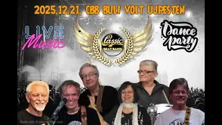 Classic Beat Band évzáró buli volt Újpesten (2025.12.21.)
