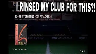 This 92+ Attackers Icon Upgrade Gave Ash A Breakdown! FIFA 23 Ultimate Team!!