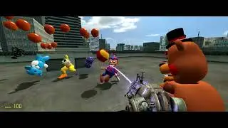(GMOD FNAF) FNAF die in balloons 0