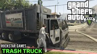 GTA 5 PC 4K - MISSION -#37 TRASH TRUCK  [ ROCKSTAR GAMES PC 4K VIDEO] HOW TO COMPLETE MISSION ?