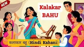 Kalakar Bahu Ne Sabko Hairaan Kar Diya 😲 | Desi Cartoon Kahani