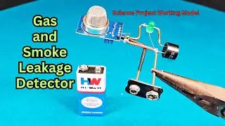 How to make Gas and Smoke Leakage Detector Without Arduino   ||   Gas Leakage Detector Project