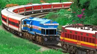 DIESEL to ELECTRIC LOCOMOTIVE CHANGE | BUMPY RAILROAD | Train Simulator | Railwork | NTG GAMING