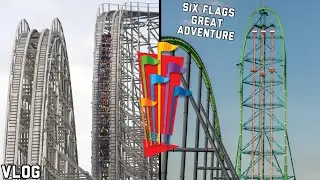 This Literally Might Be The Best 1-2 Punch Ever… Six Flags Great Adventure | VLOG [2023]