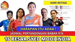 FULL SCHEDULE OF 16 SYED MODI INDIA INTERNATIONAL 2025 #syedmodiindiainternational2025
