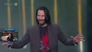 Shroud Live Reacts To Cyberpunk 2077 Keanu Reeves!