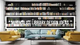 Minimalist Library Design Ideas: Creating a Serene and Functional Space