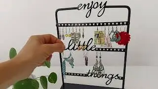 ASMR | riordino la mia collezione di orecchini | solo suoni