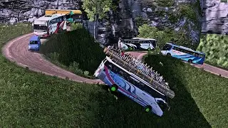The Most Dangerous Bus Route In The World: A Journey Through The Andes || Virtual Transport