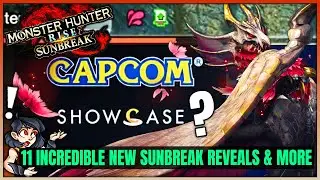 НОВЫЙ ГЕЙМПЛЕЙ SUNBREAK &mdash; Новый трейлер монстров и атаки кровавой порчи &mdash; Monster Hunter Rise Sunbreak!