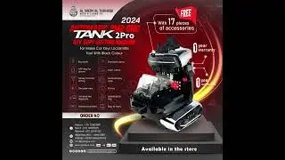 2024 2M2 TANK 2 Pro CNC Key Cutting Machine with Protective Shell Mobile APP Control.