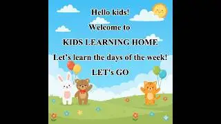 Days of the Week Song for Kids | Learn with fun | Kidz Learning Home