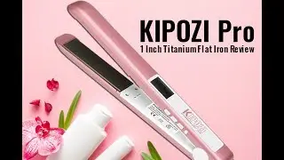 KIPOZI Pro 1 Inch Titanium Flat Iron