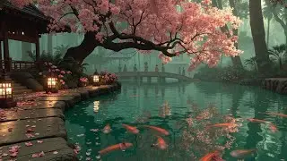 Zen Garden Music | Sakura Relaxation & Shakuhachi Flute for Deep Study Focus